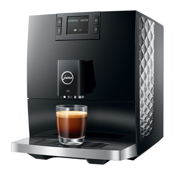 Ekspres Jura C3 Piano Black (EA) + spieniacz do mleka  WYPRZEDAŻ
